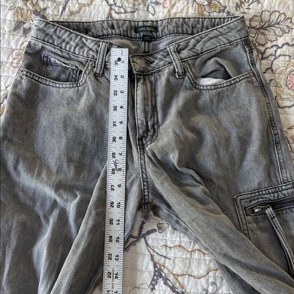 Wild Fable Gray Wide Leg Cargo Jeans - Picture 6 of 9